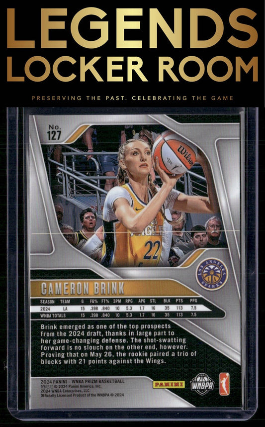 2024 Panini Prizm WNBA #127 Cameron Brink