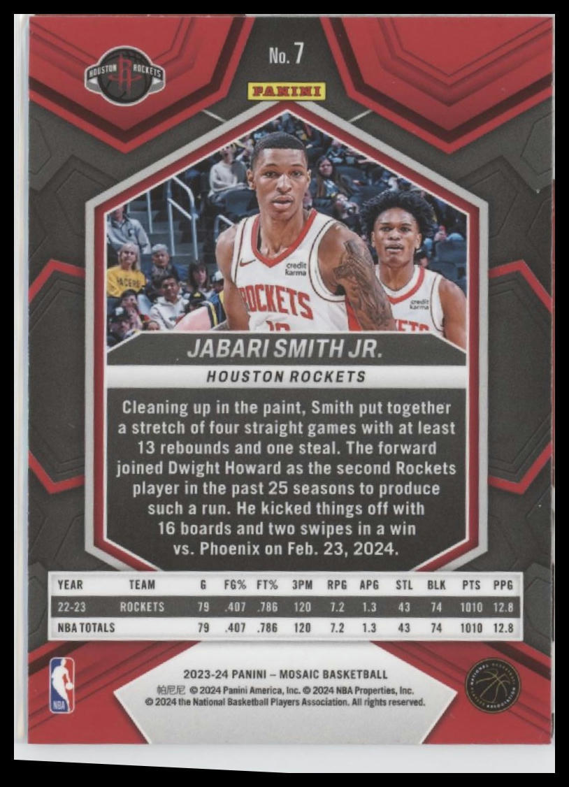 2023-24 Panini Mosaic #7 Trae Young Montage