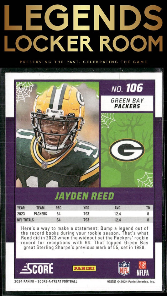 2024 Score-A-Treat #106 Jayden Reed