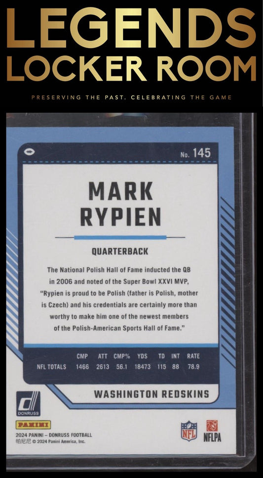 2024 Donruss #145 Mark Rypien Press Proof Silver #/100