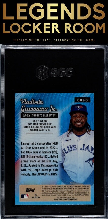 2024 Topps Chrome #CAE-3 Vladimir Guerrero Jr. All Etch SGC 9.5