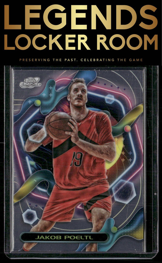 2023-24 Topps Chrome Cosmic #128 Jakob Poeltl