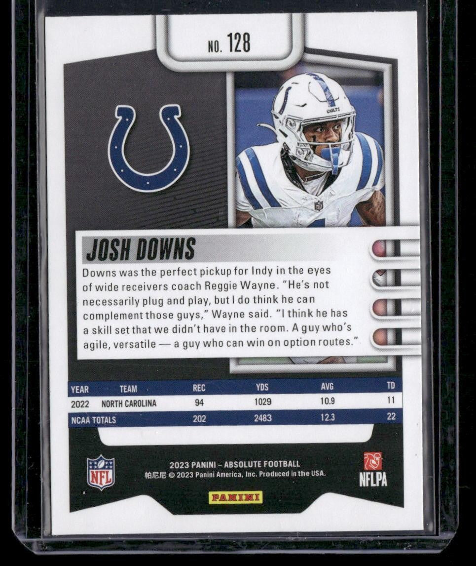 2023 Panini Absolute #128 Josh Downs Retail