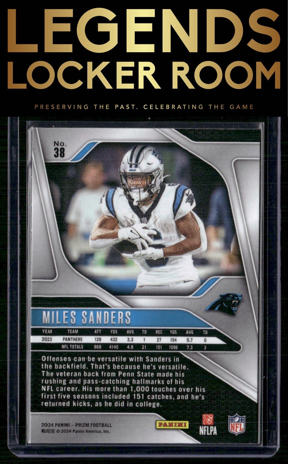2024 Panini Prizm #38 Miles Sanders