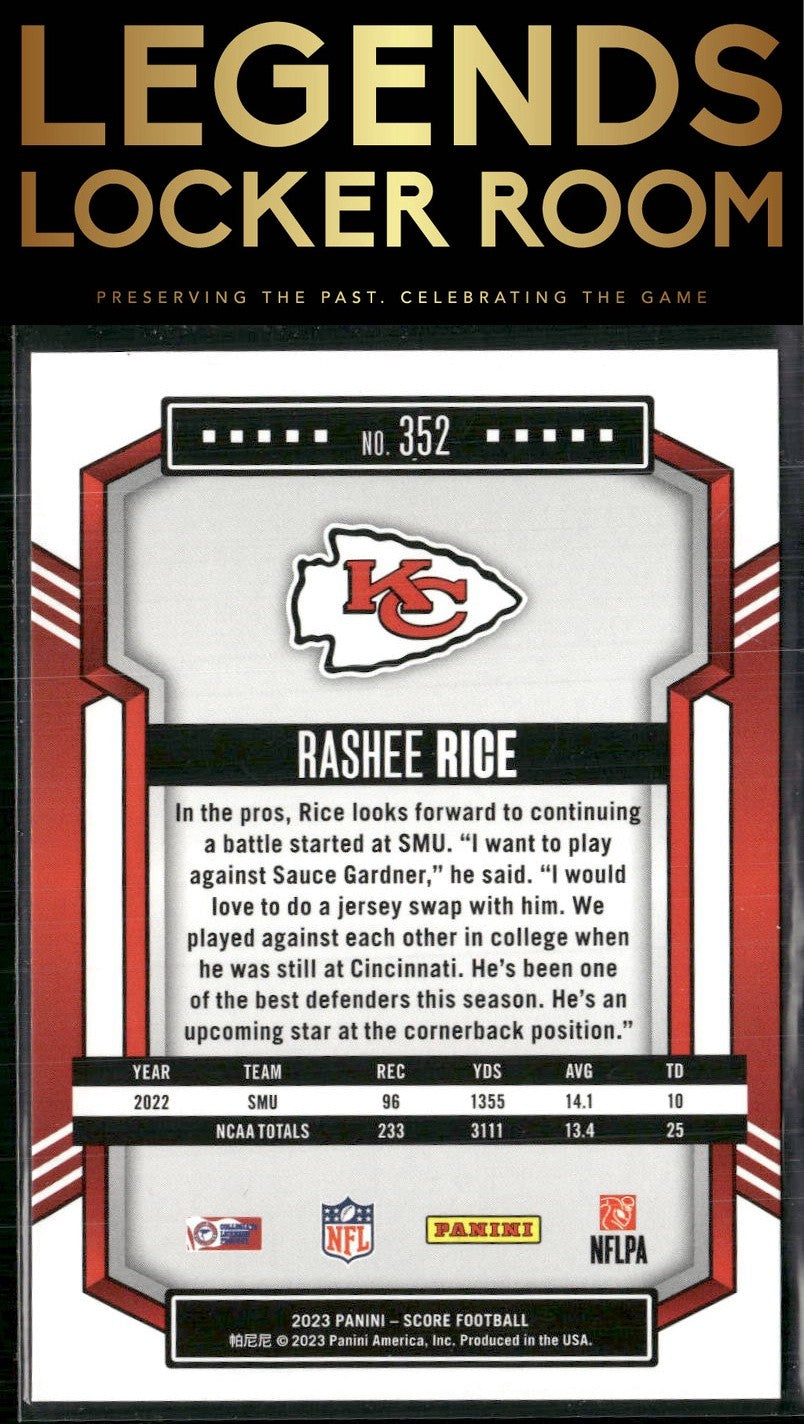 2023 Score #352 Rashee Rice