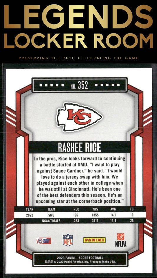 2023 Score #352 Rashee Rice
