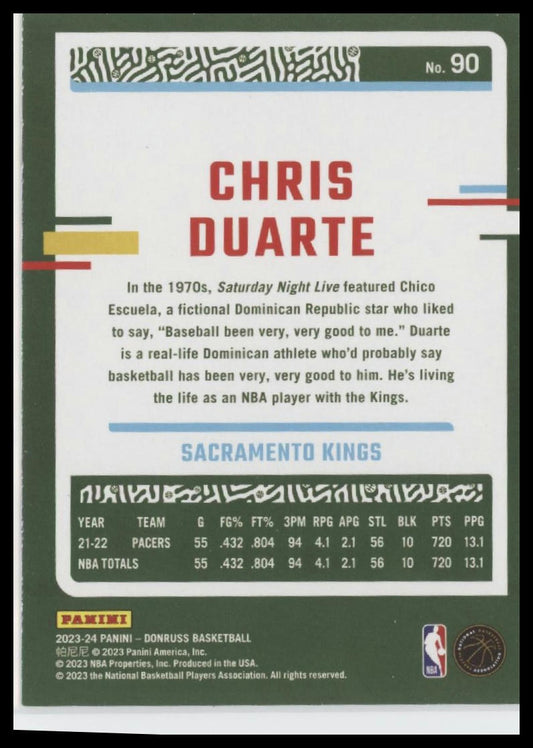 2023-24 Donruss #90 Chris Duarte