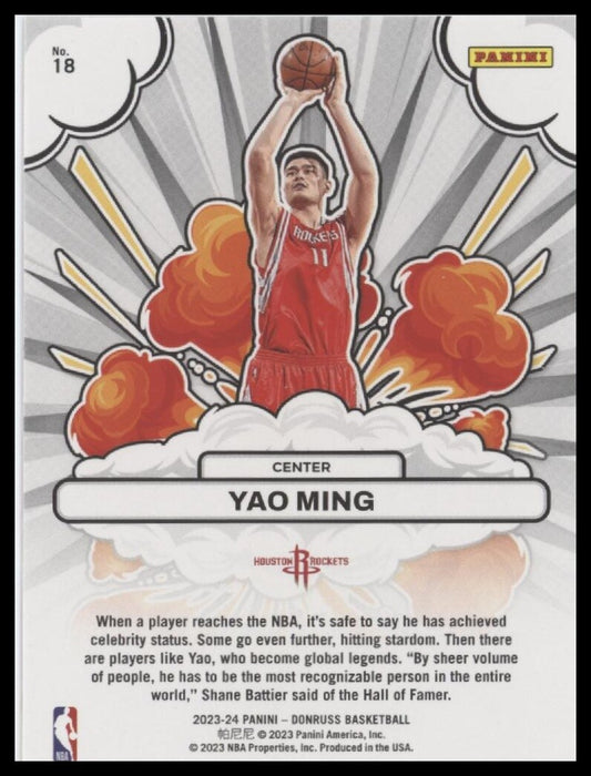 2023-24 Donruss #18 Yao Ming Bomb Squad