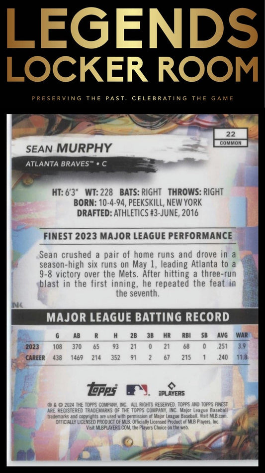 2024 Finest #22 Sean Murphy