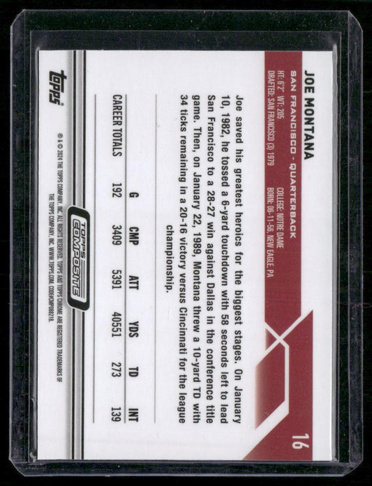 2023 Topps Composite #16 Joe Montana