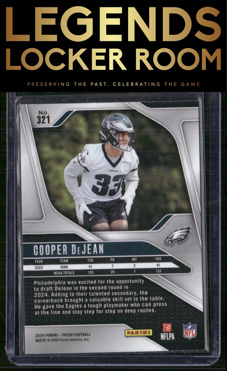 2024 Panini Prizm #321 Cooper DeJean