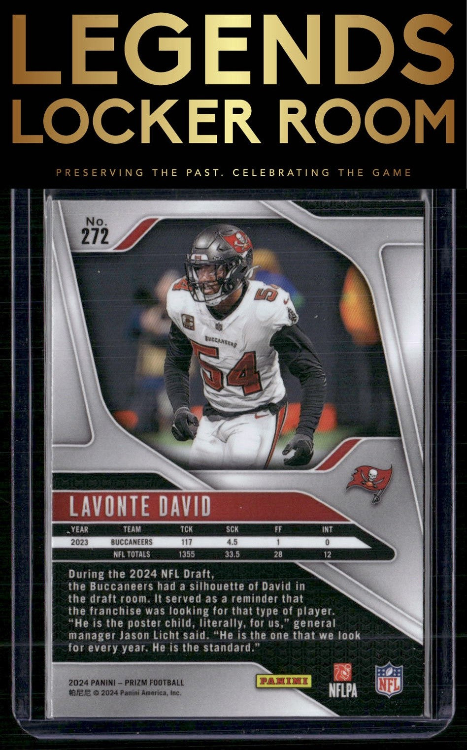 2024 Panini Prizm #272 Lavonte David