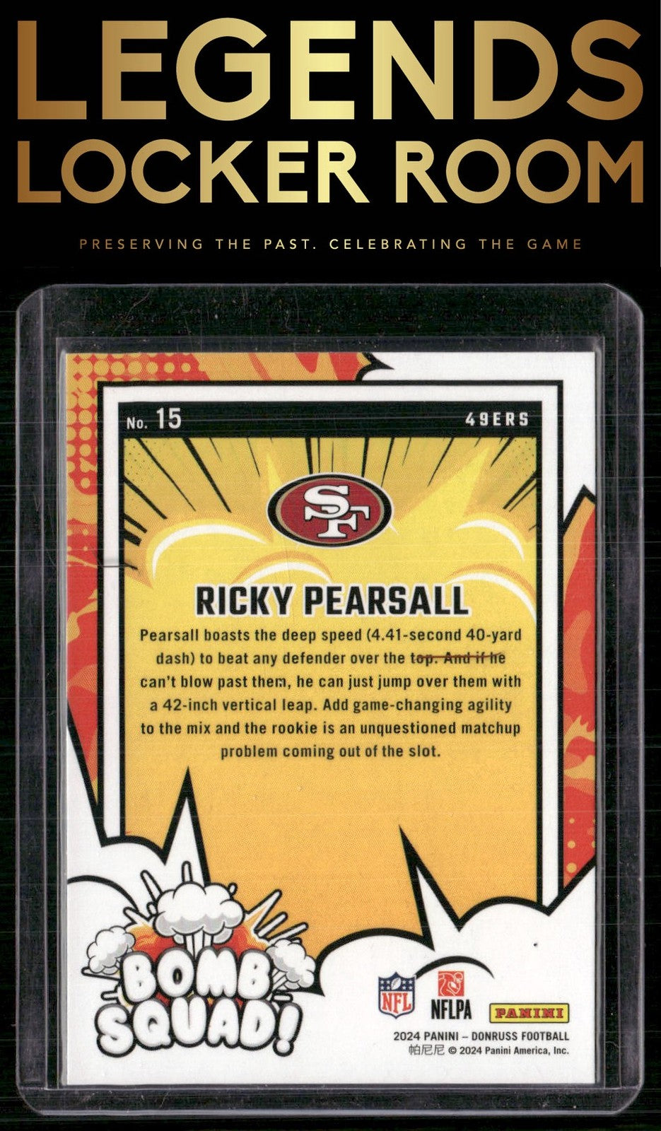 2024 Donruss #15 Ricky Pearsall Bomb Squad