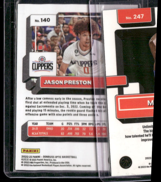 2022-23 Donruss Optic #140 Jason Preston