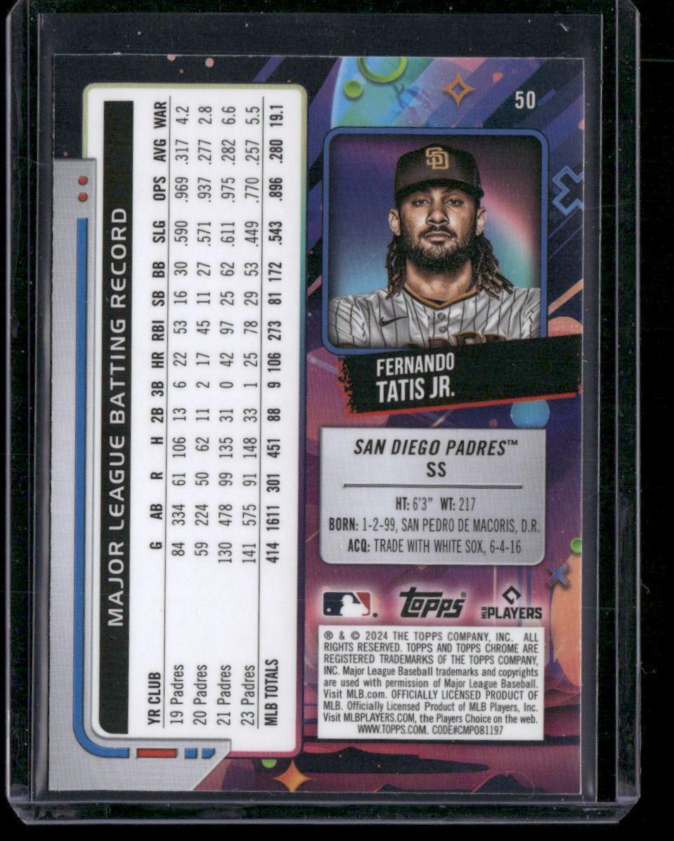 2024 Topps Chrome Cosmic #50 Fernando Tatis Jr.