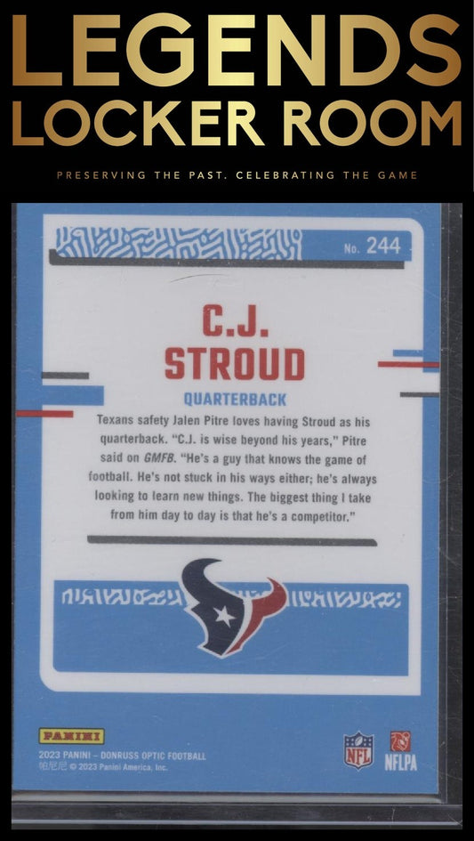 2023 Donruss Optic #244 C.J. Stroud