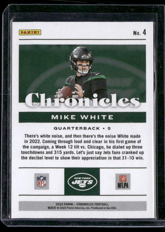 2022 Panini Chronicles #4 Mike White