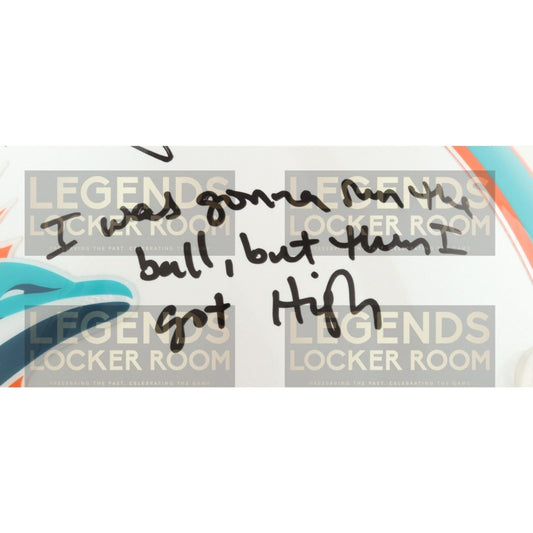 Ricky Williams Signed Dolphins Full-Size Authentic On-Field Speed Helmet