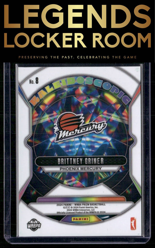 2024 Panini Prizm WNBA #8 Brittney Griner Kaleidoscopic
