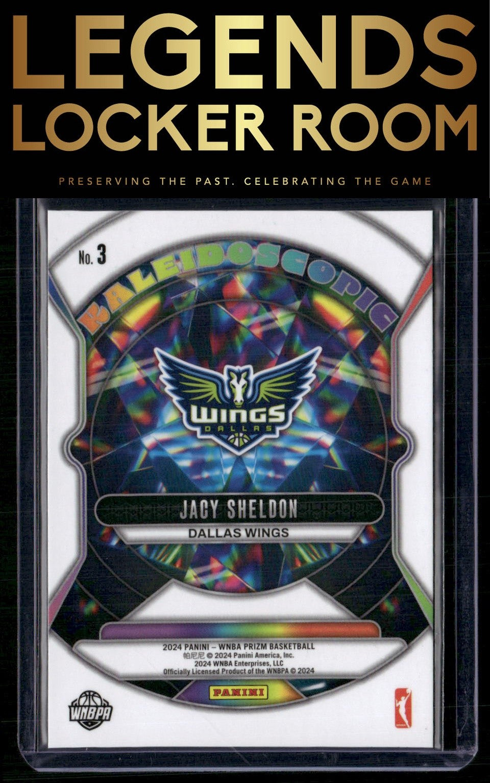 2024 Panini Prizm WNBA #3 Jacy Sheldon Kaleidoscopic