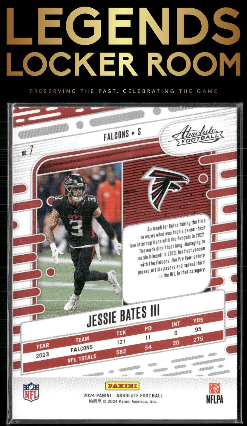 2024 Panini Absolute #7 Jessie Bates III