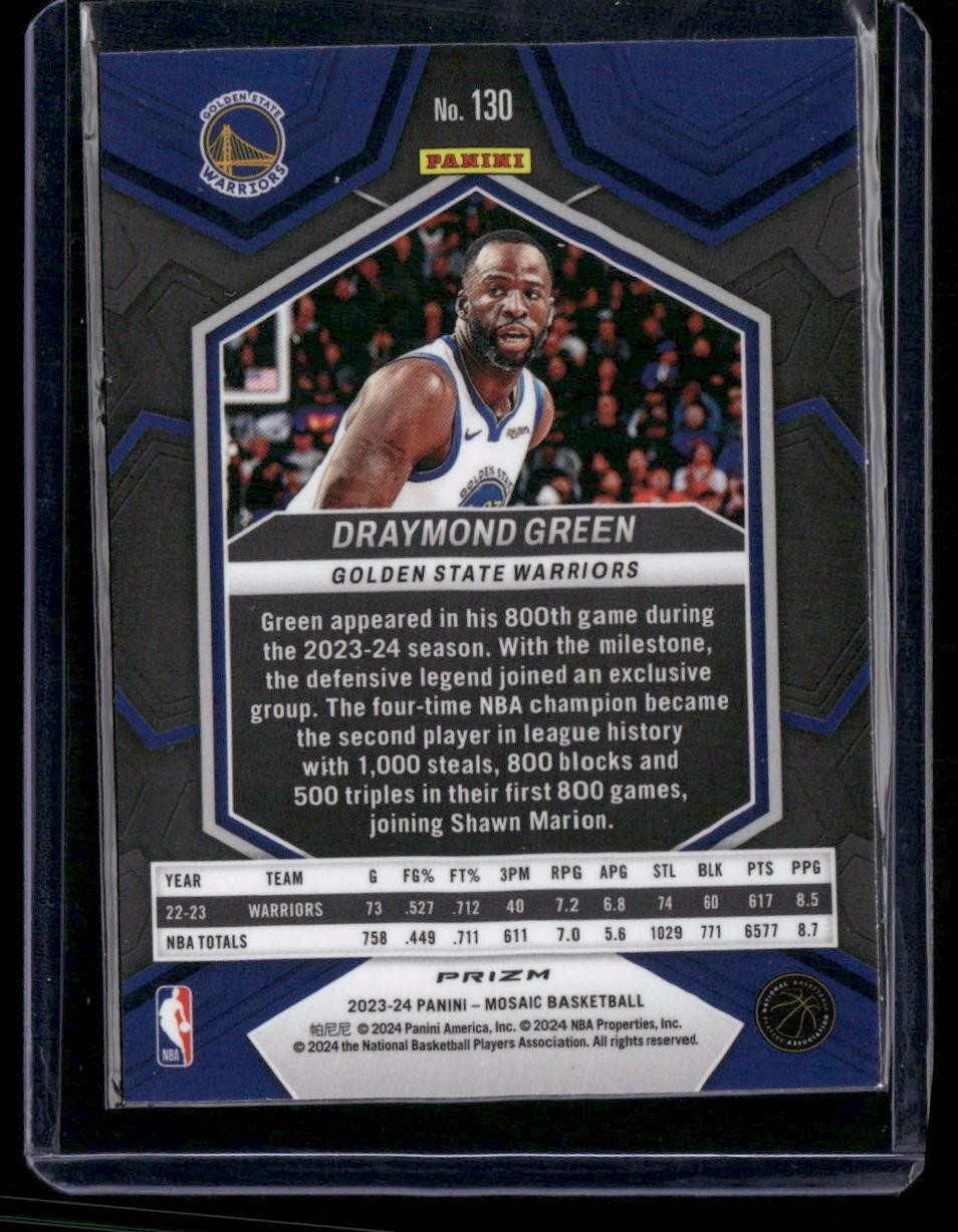 2023-24 Panini Mosaic #130 Draymond Green Mosaic