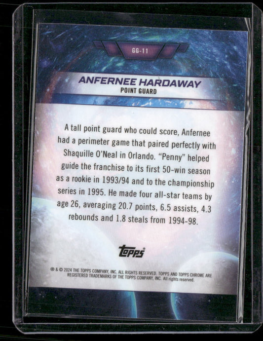2023-24 Topps Chrome Cosmic #GG-11 Anfernee Hardaway Galaxy Greats