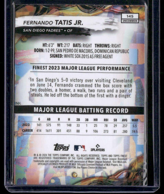 2024 Finest #145 Fernando Tatis Jr.