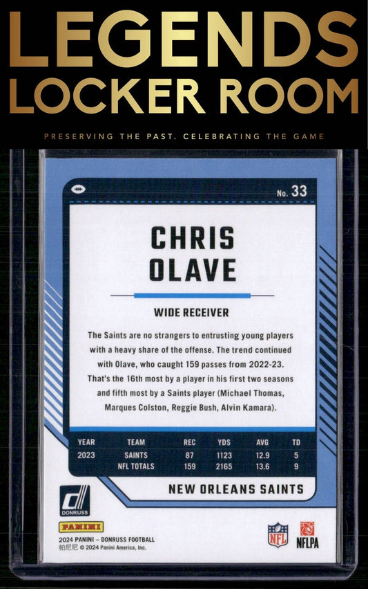 2024 Donruss #33 Chris Olave