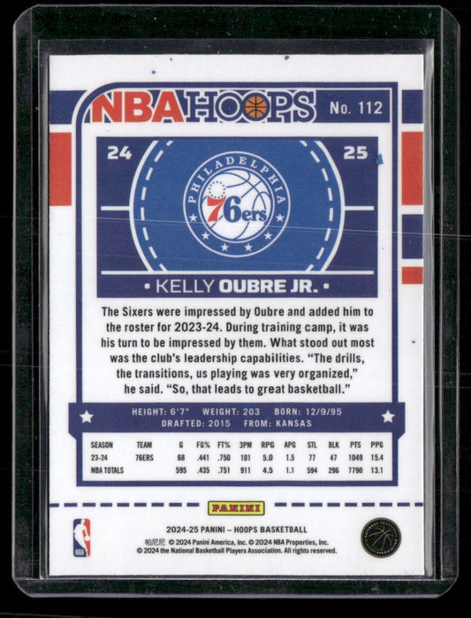 2024-25 Hoops #112 Kelly Oubre Jr. Premium Prizms Silver