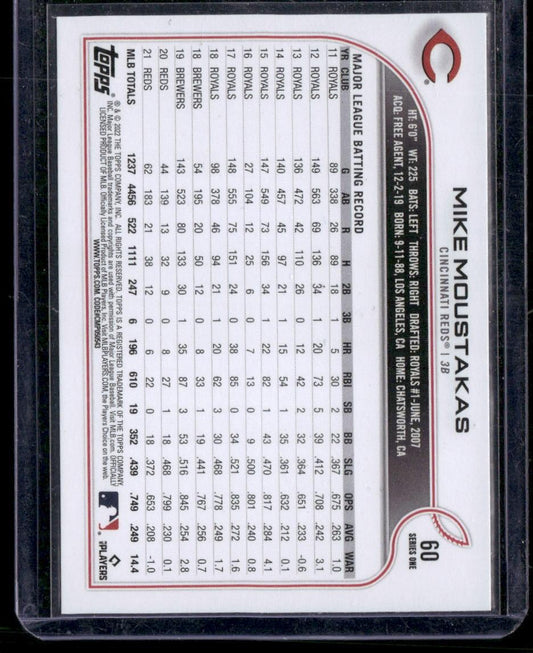 2022 Topps #60 Mike Moustakas
