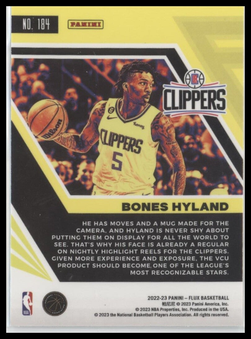 2022-23 Panini Flux #184 Bones Hyland