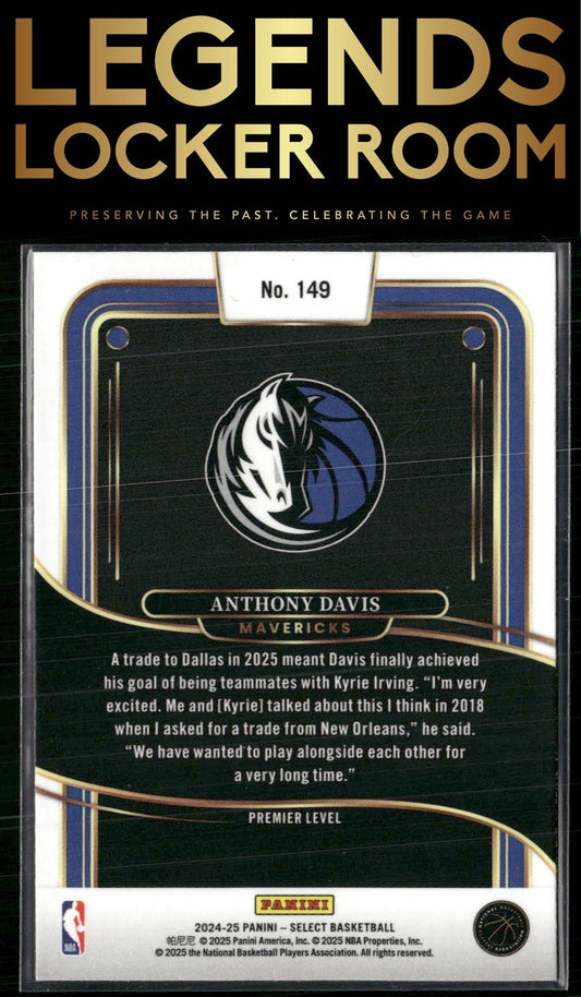 2024-25 Panini Select #149 Anthony Davis