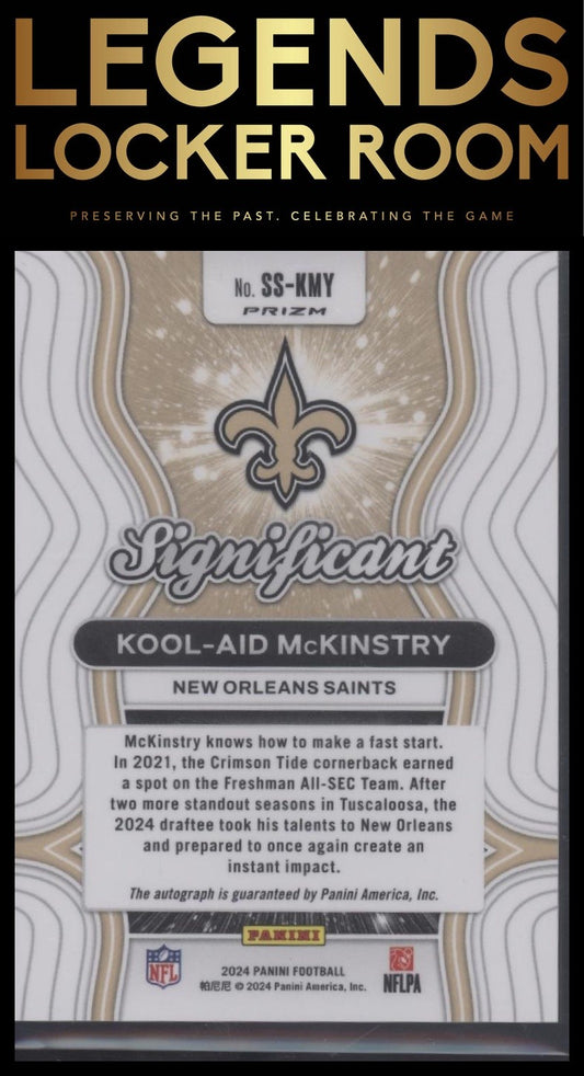 2024 Panini Prizm #SS-KMY Kool-Aid McKinstry Significant Signatures