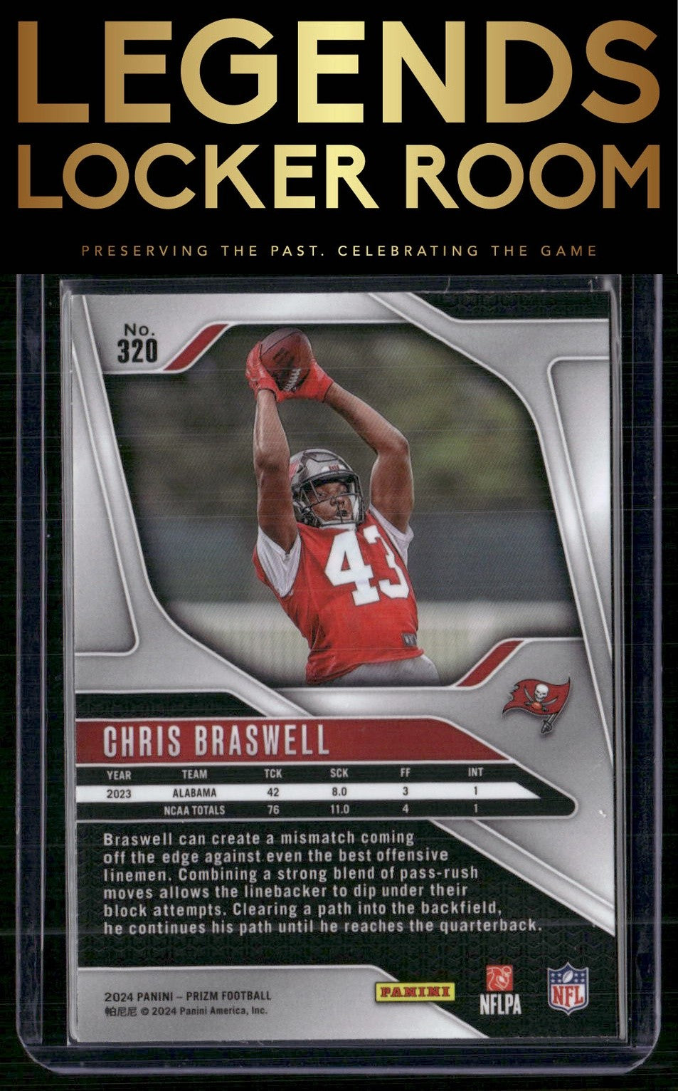 2024 Panini Prizm #320 Chris Braswell
