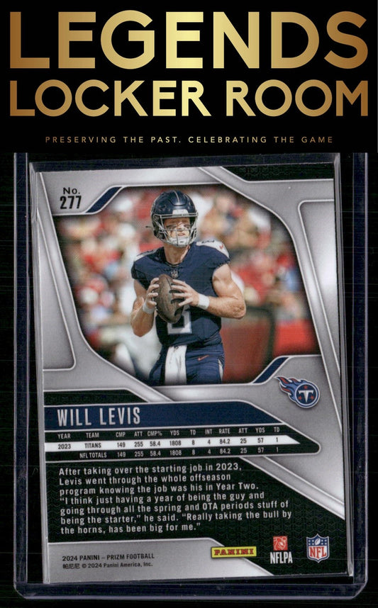 2024 Panini Prizm #277 Will Levis