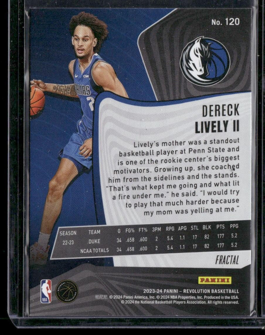 2023-24 Panini Revolution #120 Dereck Lively II Fractal