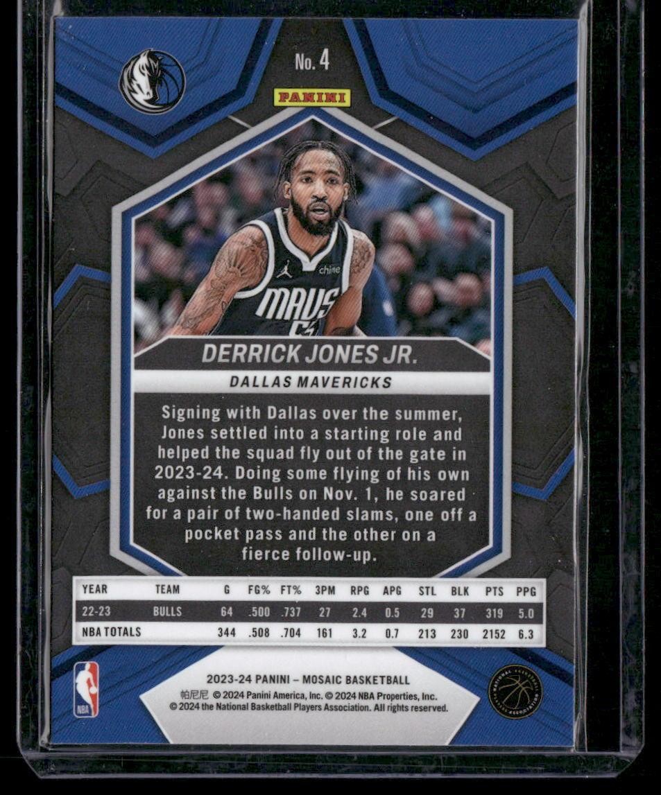 2023-24 Panini Mosaic #4 Derrick Jones Jr.