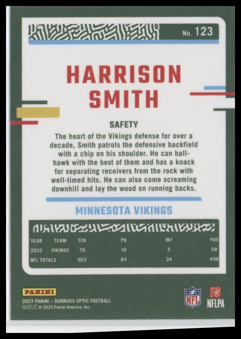 2023 Donruss Optic #123 Harrison Smith