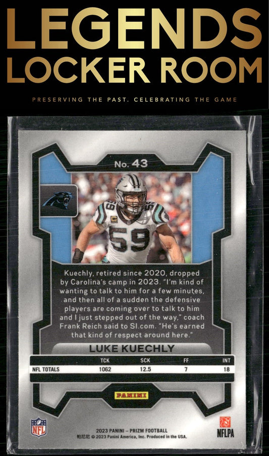 2023 Panini Prizm #43 Luke Kuechly