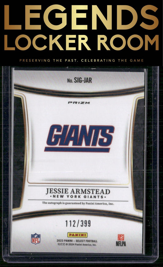 2023 Panini Select #SIG-JAR Jessie Armstead Signatures Prizm #/399