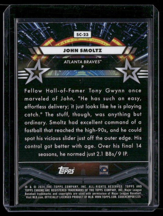 2024 Topps Chrome Cosmic #SC-23 John Smoltz Star Command