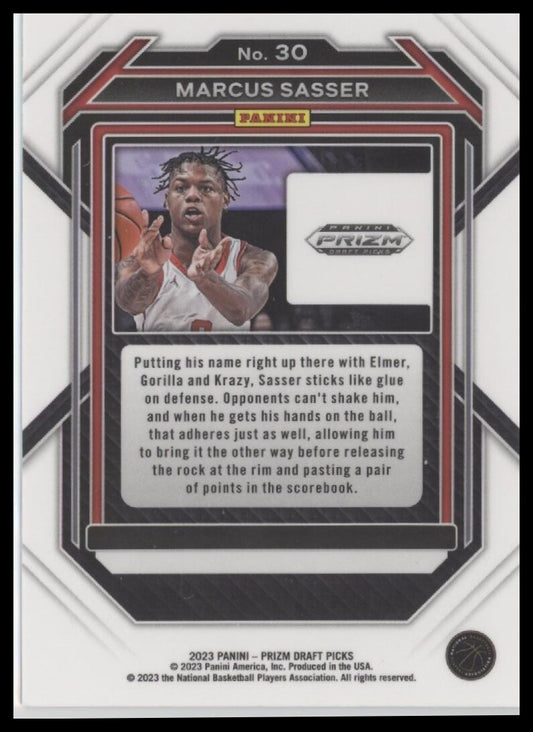 2023 Panini Prizm Draft Picks #30 Marcus Sasser