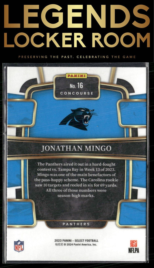 2023 Panini Select #16 Jonathan Mingo