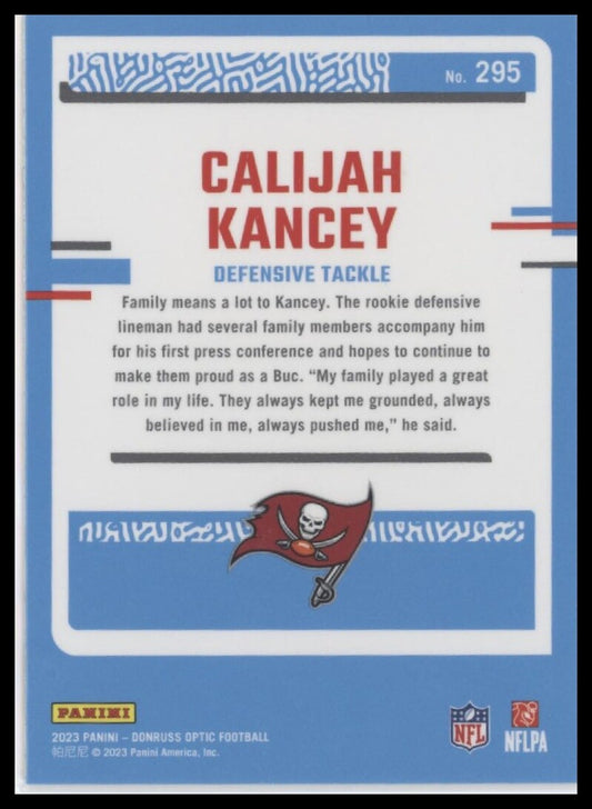 2023 Donruss Optic #295 Calijah Kancey