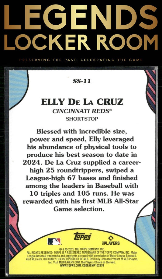 2025 Topps #SS-11 Elly De La Cruz Summer Superstars