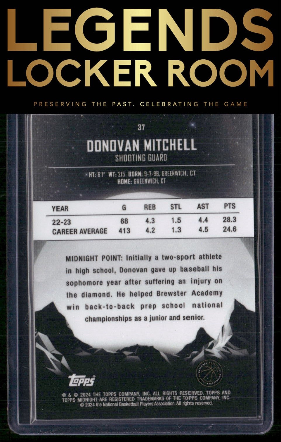 2023-24 Topps Midnight #37 Donovan Mitchell