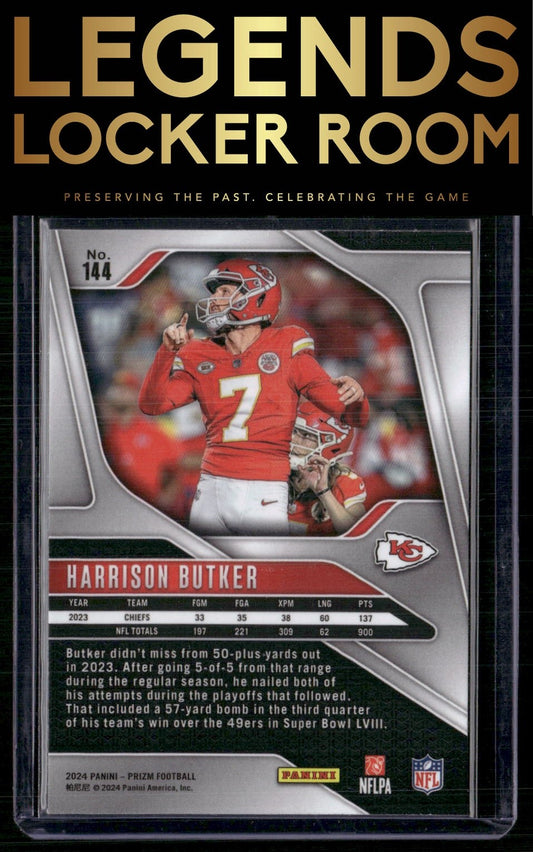 2024 Panini Prizm #144 Harrison Butker