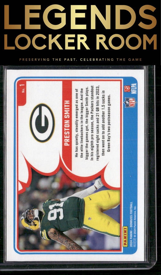 2024 Donruss #1 Preston Smith Action All-Pros
