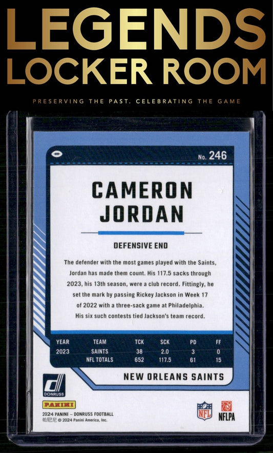2024 Donruss #246 Cameron Jordan
